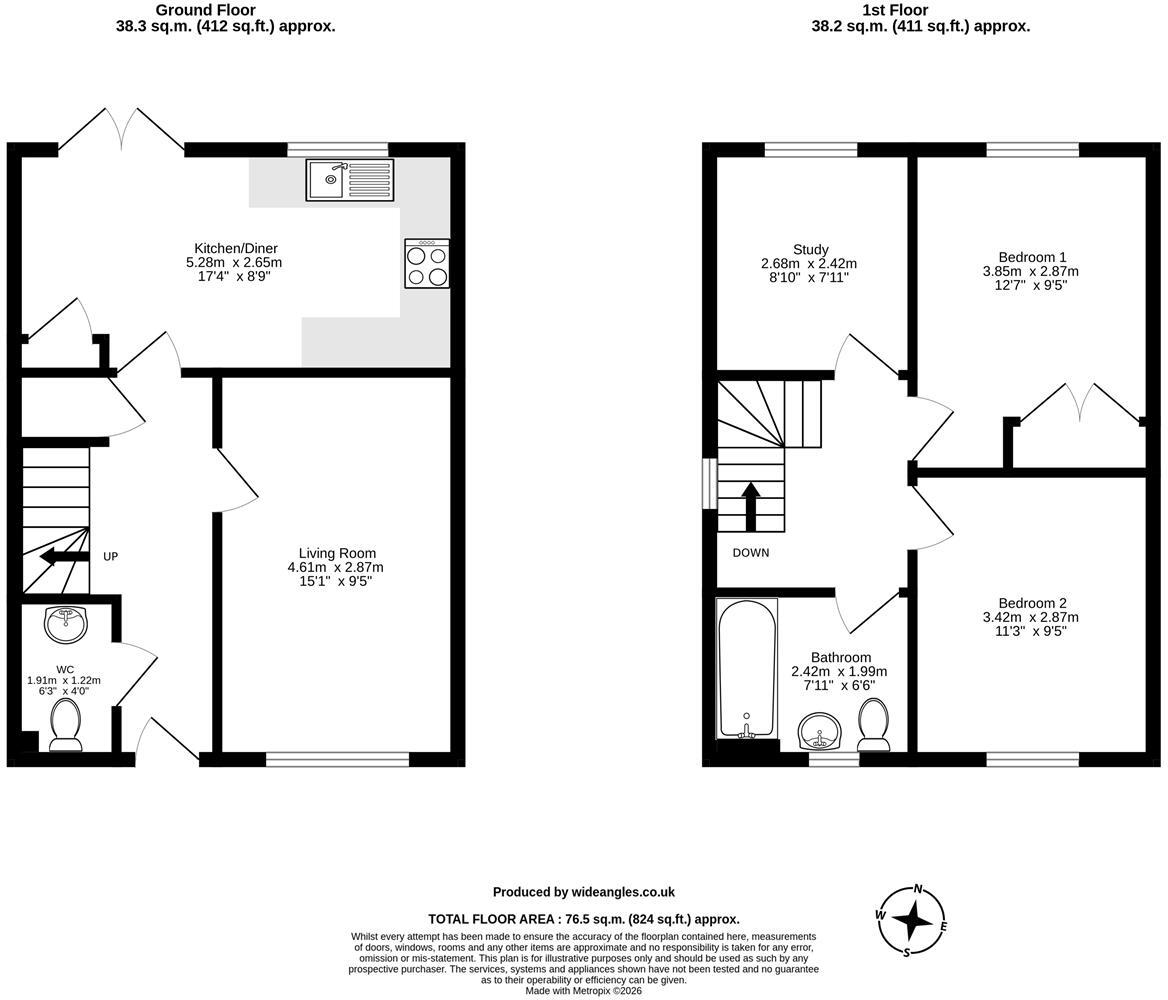 Daisy Crescent, Eynsham, Witney floorplan