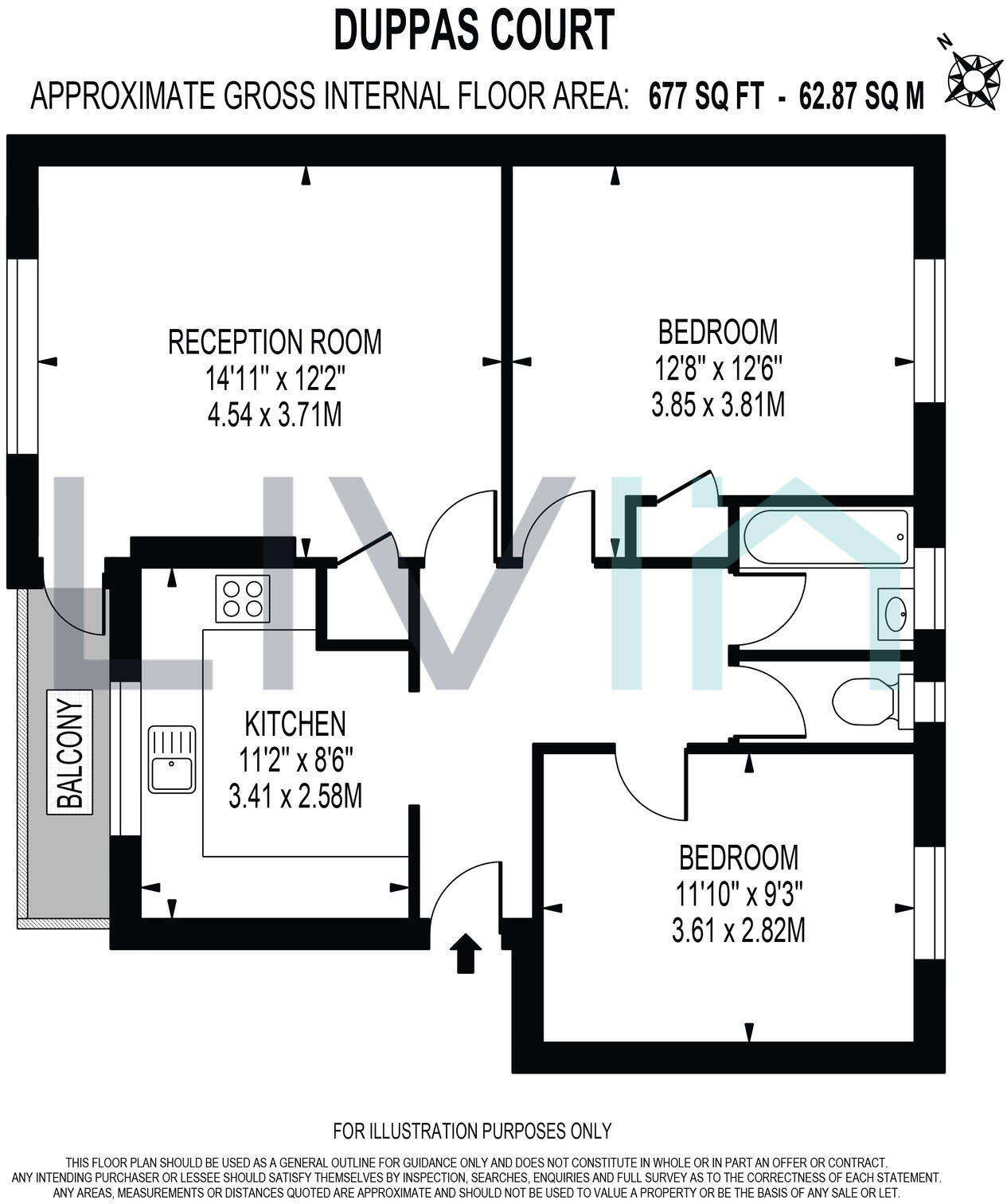 Duppas Court, Duppas Hill Terrace, Croydon floorplan