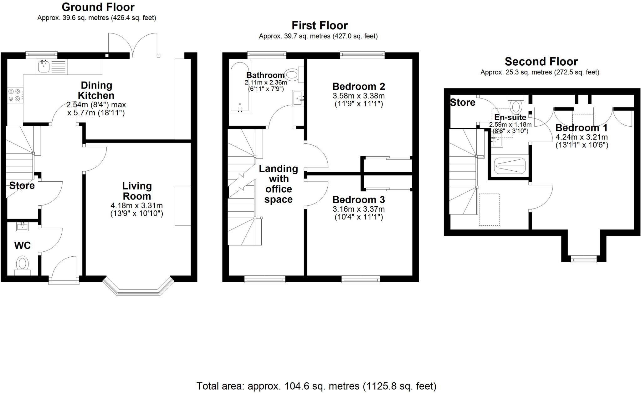 Healeyfield, Lambton Park, Chester Le Street, Durham, DH3 floorplan
