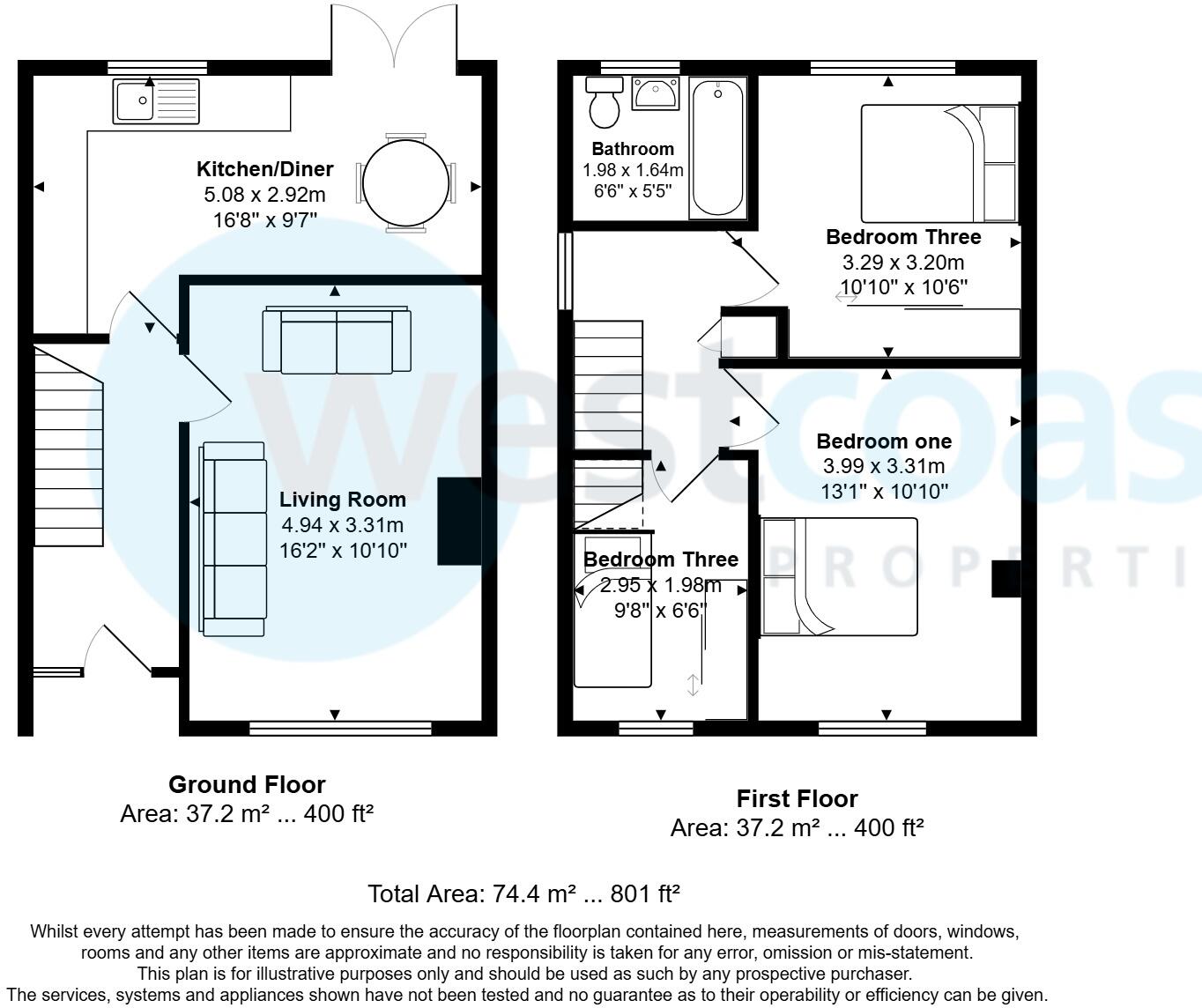 Leeside, Portishead, Bristol, Somerset, BS20 floorplan