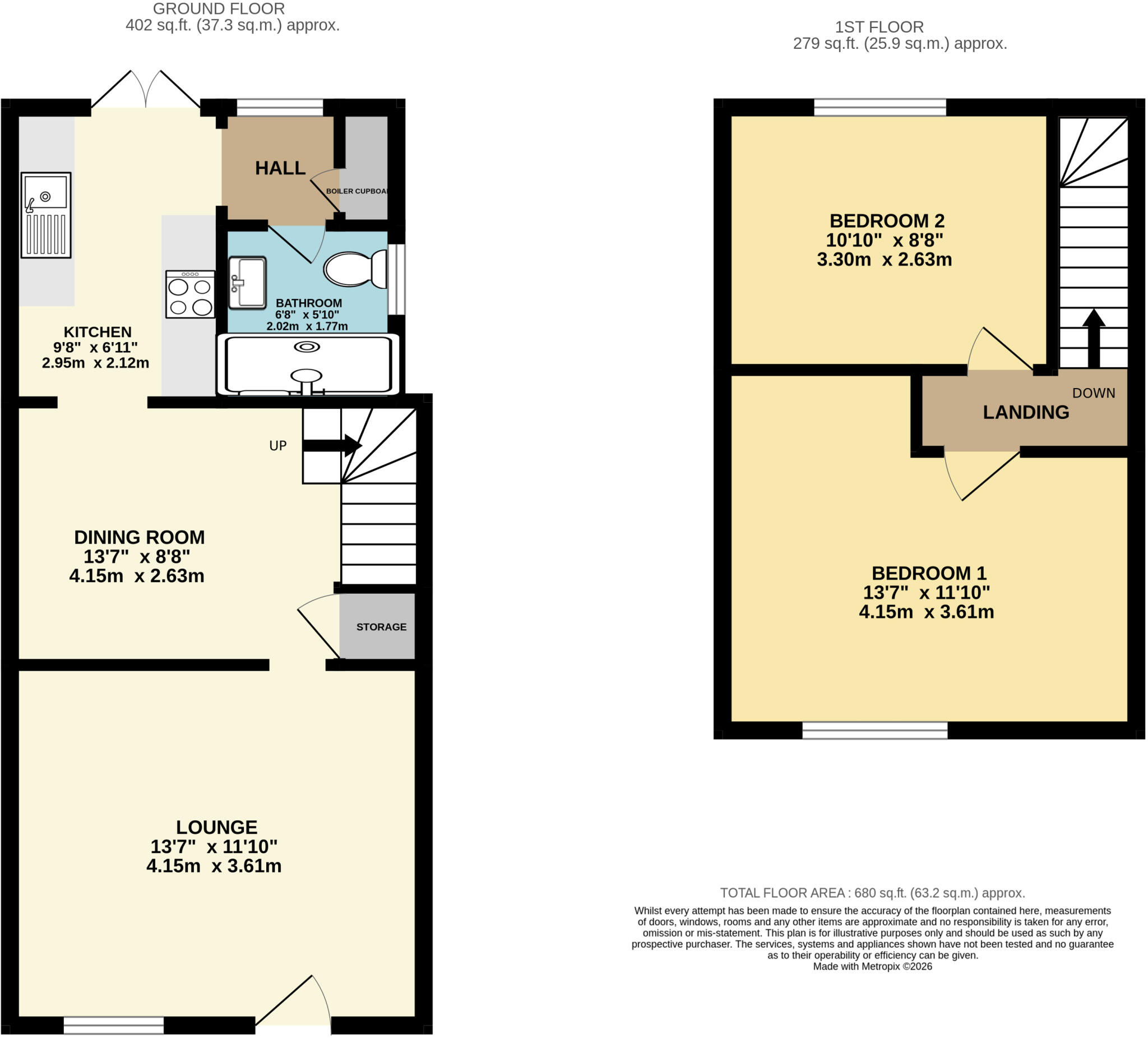 High Street, Lakenheath, Brandon, IP27 floorplan