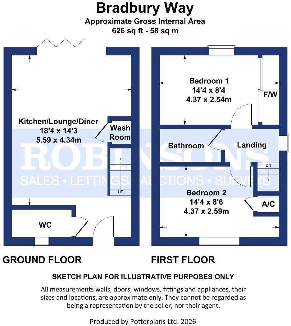 Bradbury Way, Chilton, Ferryhill floorplan