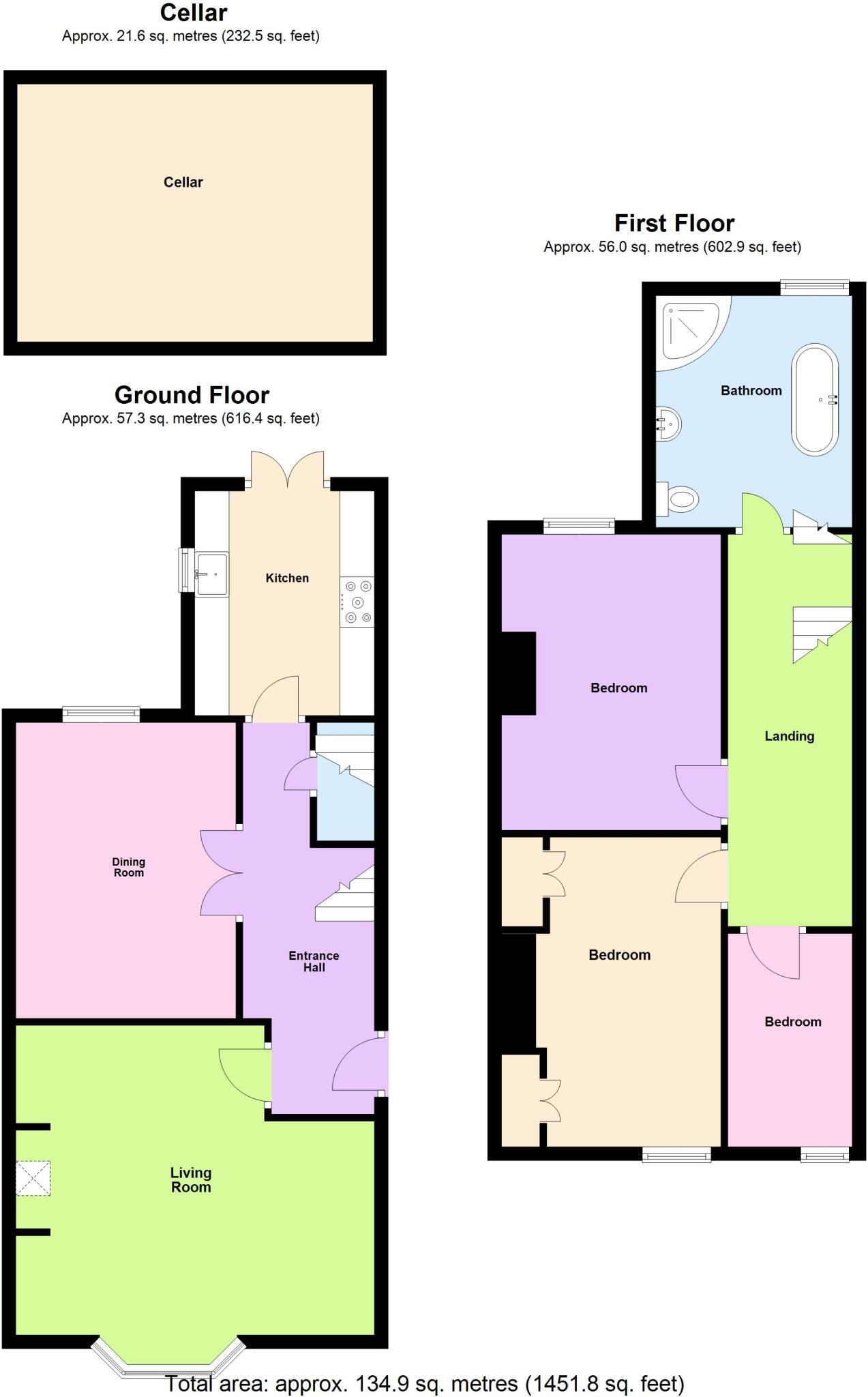 Tyne View Terrace, Fellside, Hexham, Northumberland, NE46 floorplan