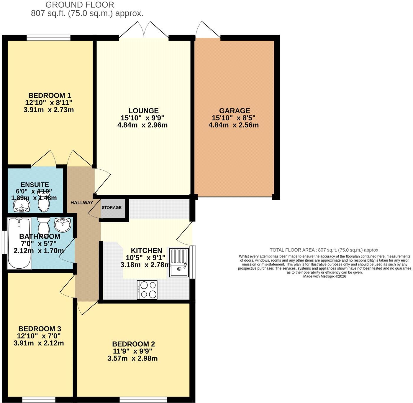 Blackberry Way, Red Lodge, Bury St. Edmunds, Suffolk, IP28 floorplan