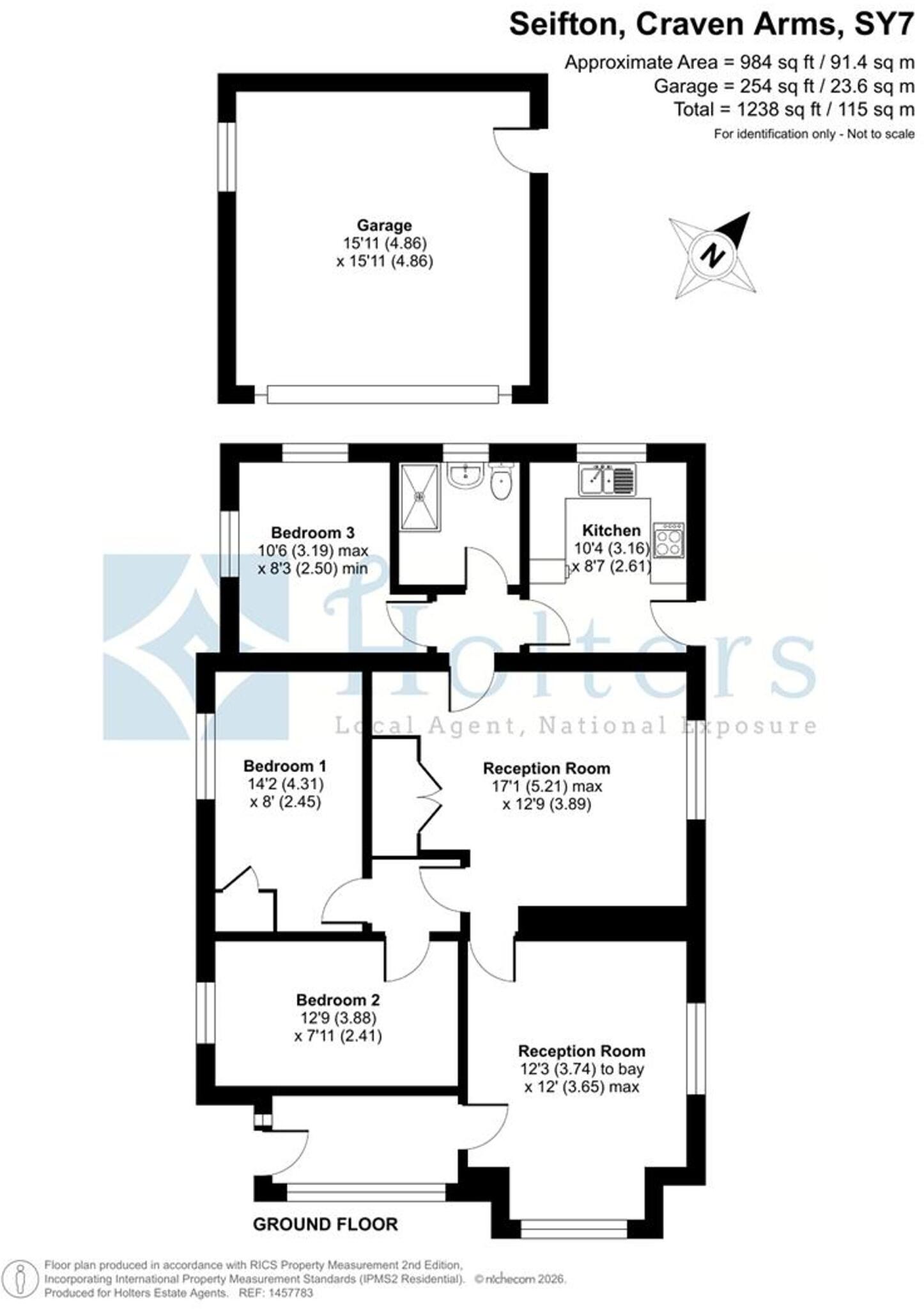 Seifton, Craven Arms, SY7 floorplan