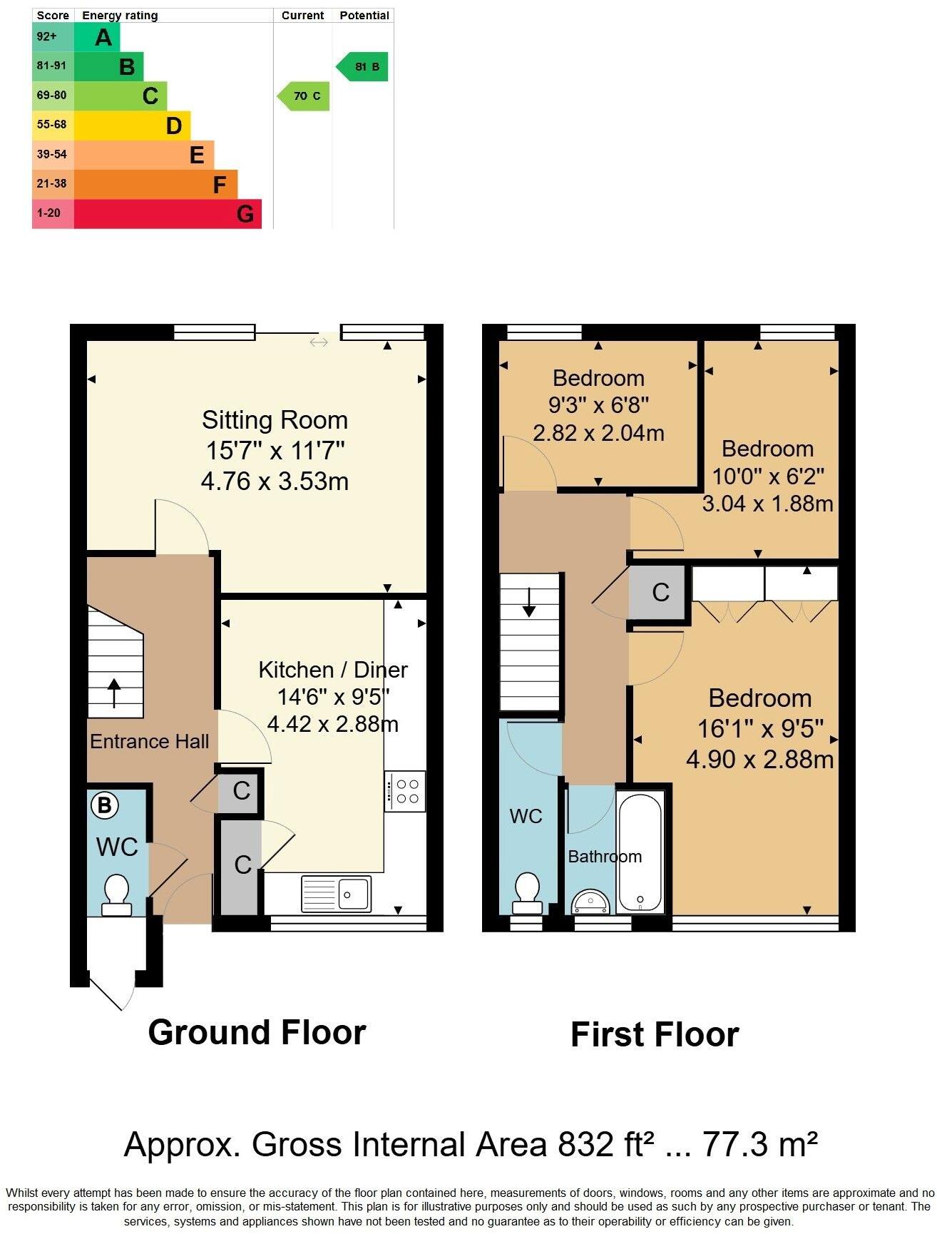 Chestnut Avenue, Southborough floorplan