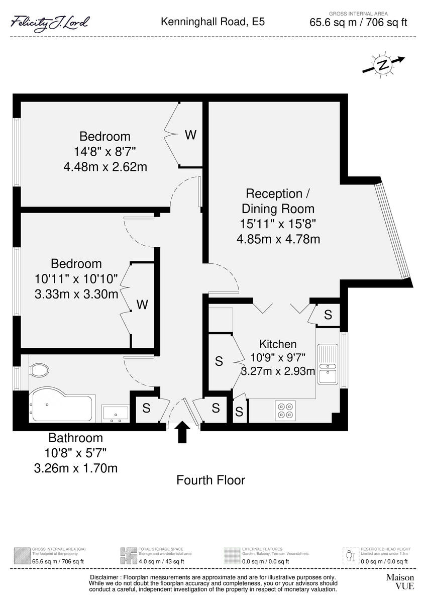 Kenninghall Road, London floorplan