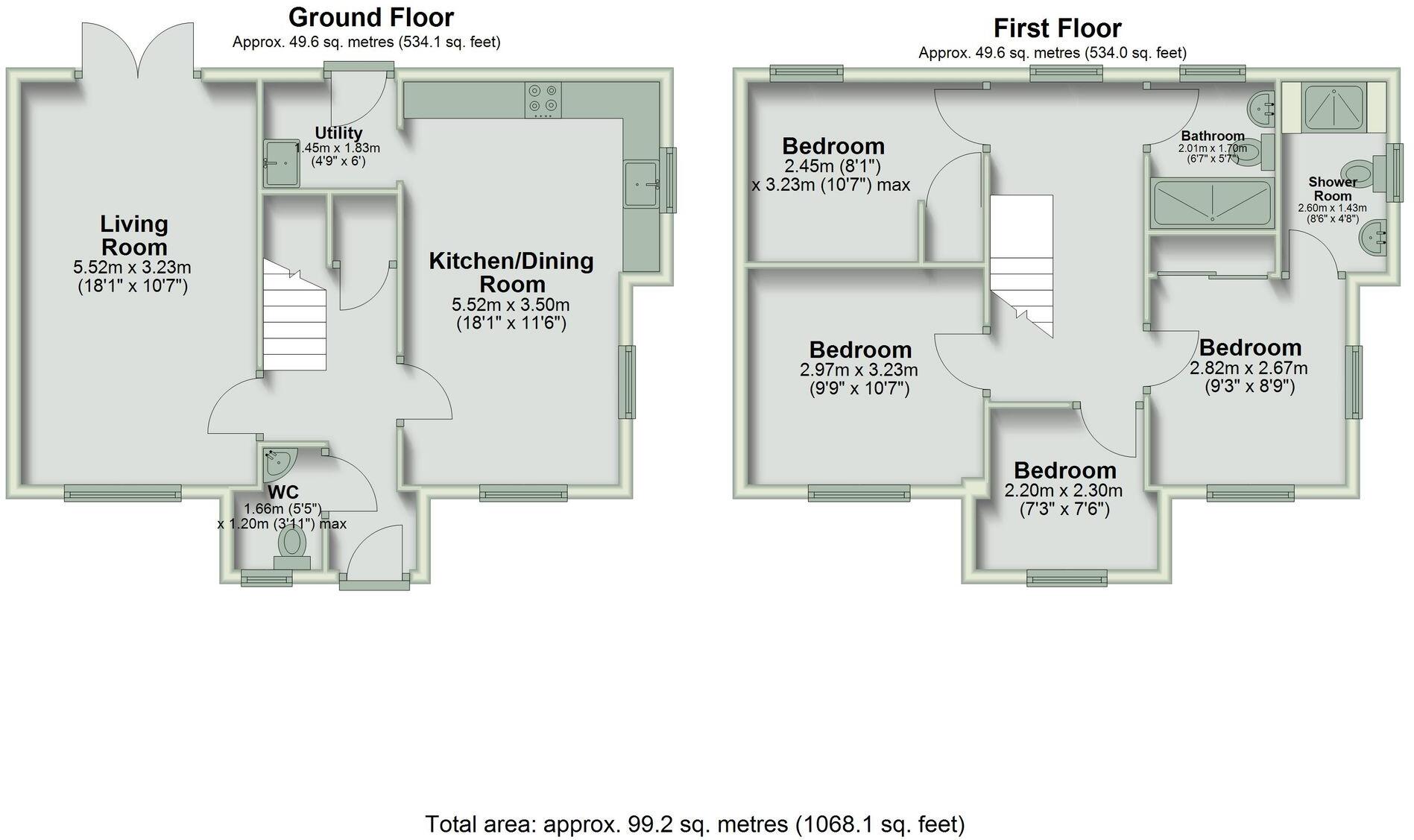 5, Maes Hewitt, Ewloe, CH5 floorplan