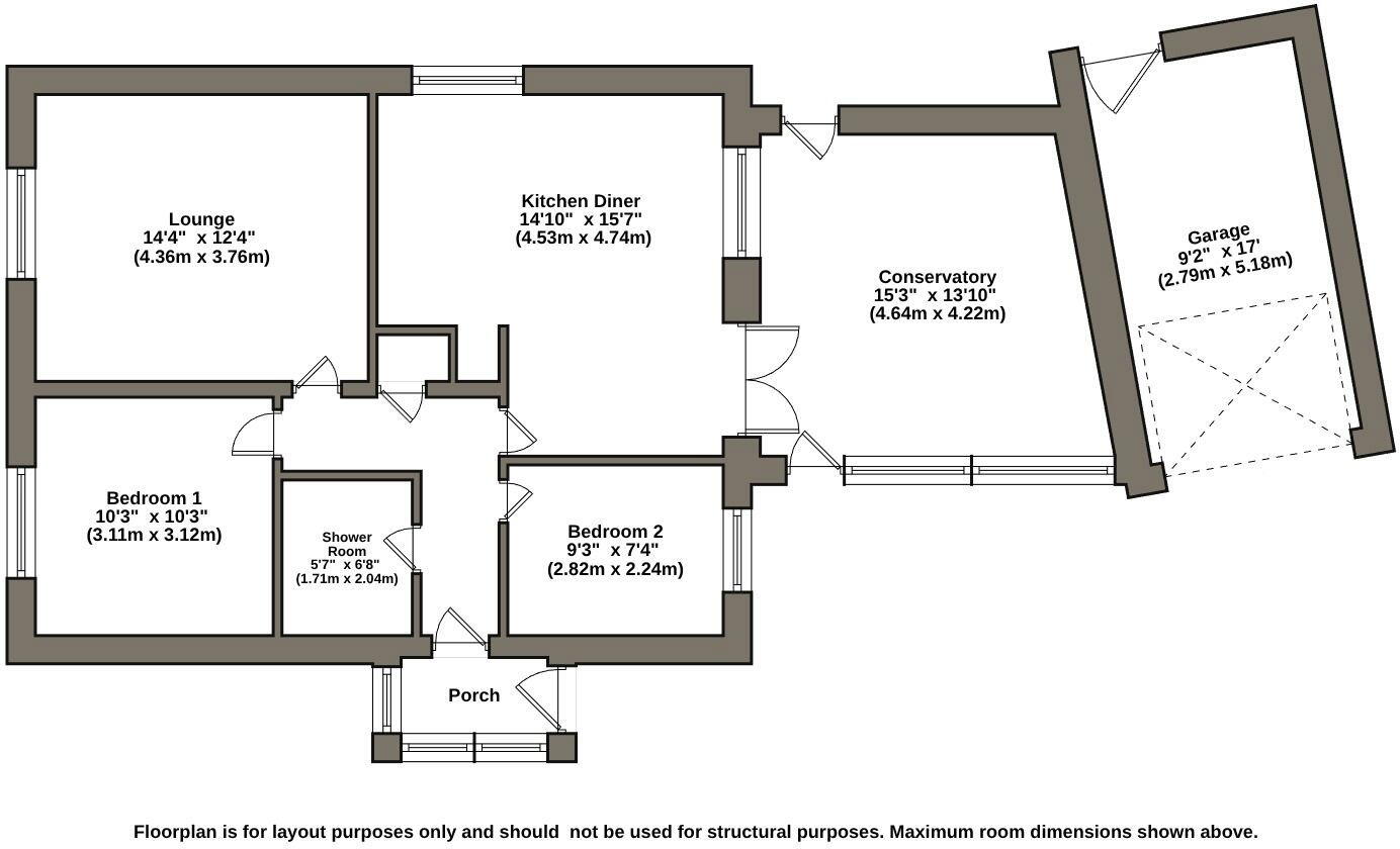Fairburn Close, Chapel St. Leonards, Skegness, PE24 5YT floorplan