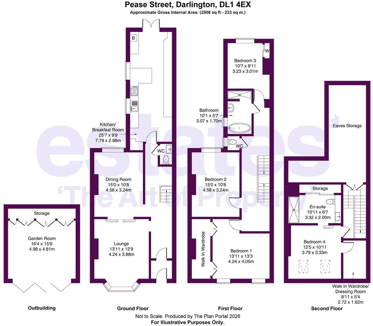 Pease Street, Darlington, DL1 4EX floorplan