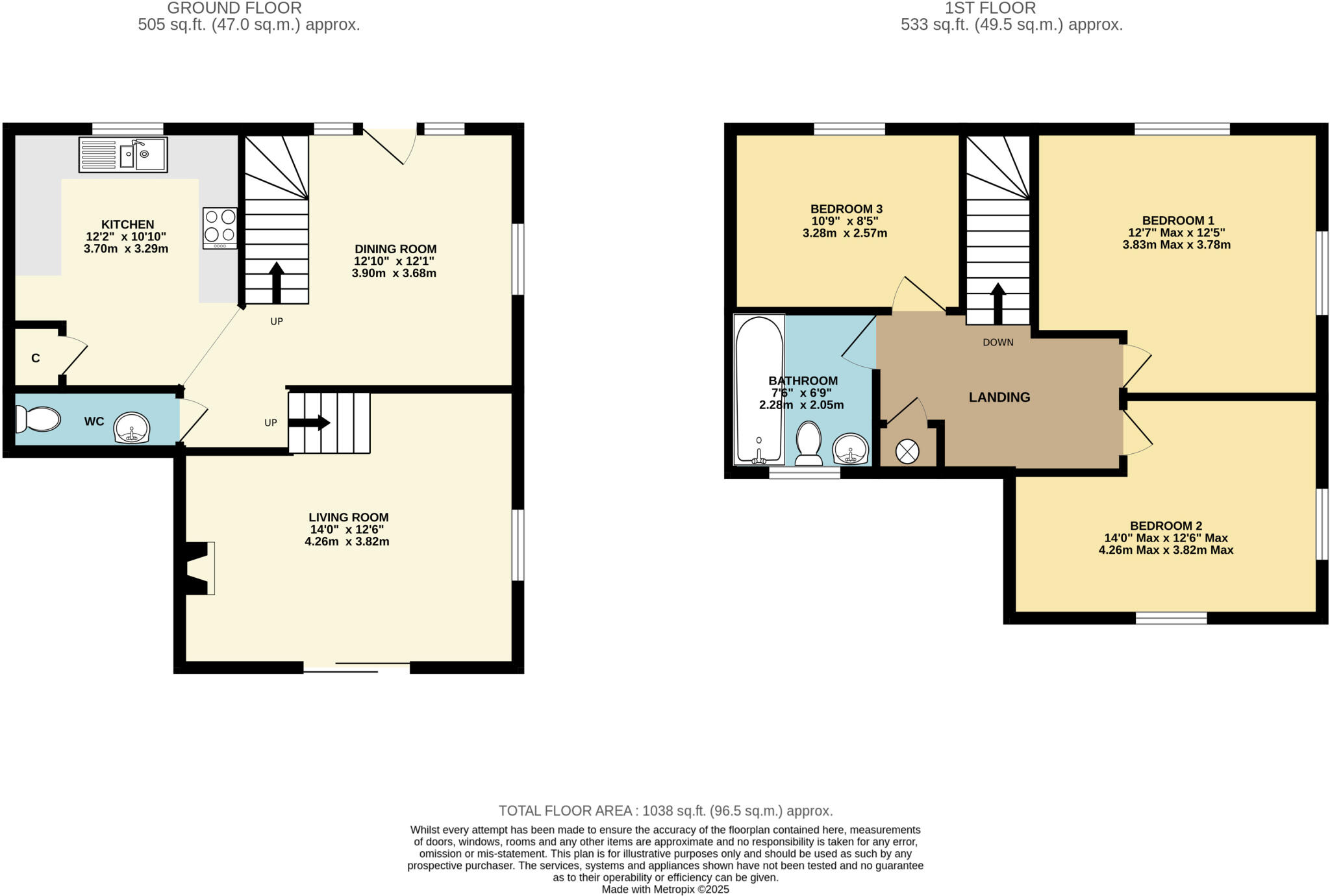 Poughill, Bude, Cornwall, EX23 floorplan