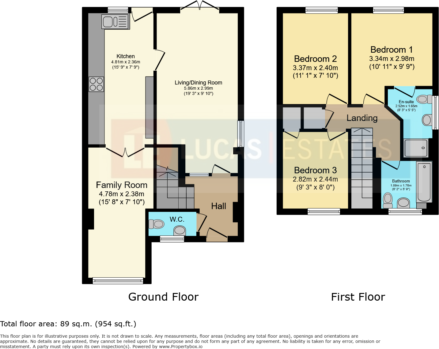 Clos Coed Duon, Blackwood floorplan