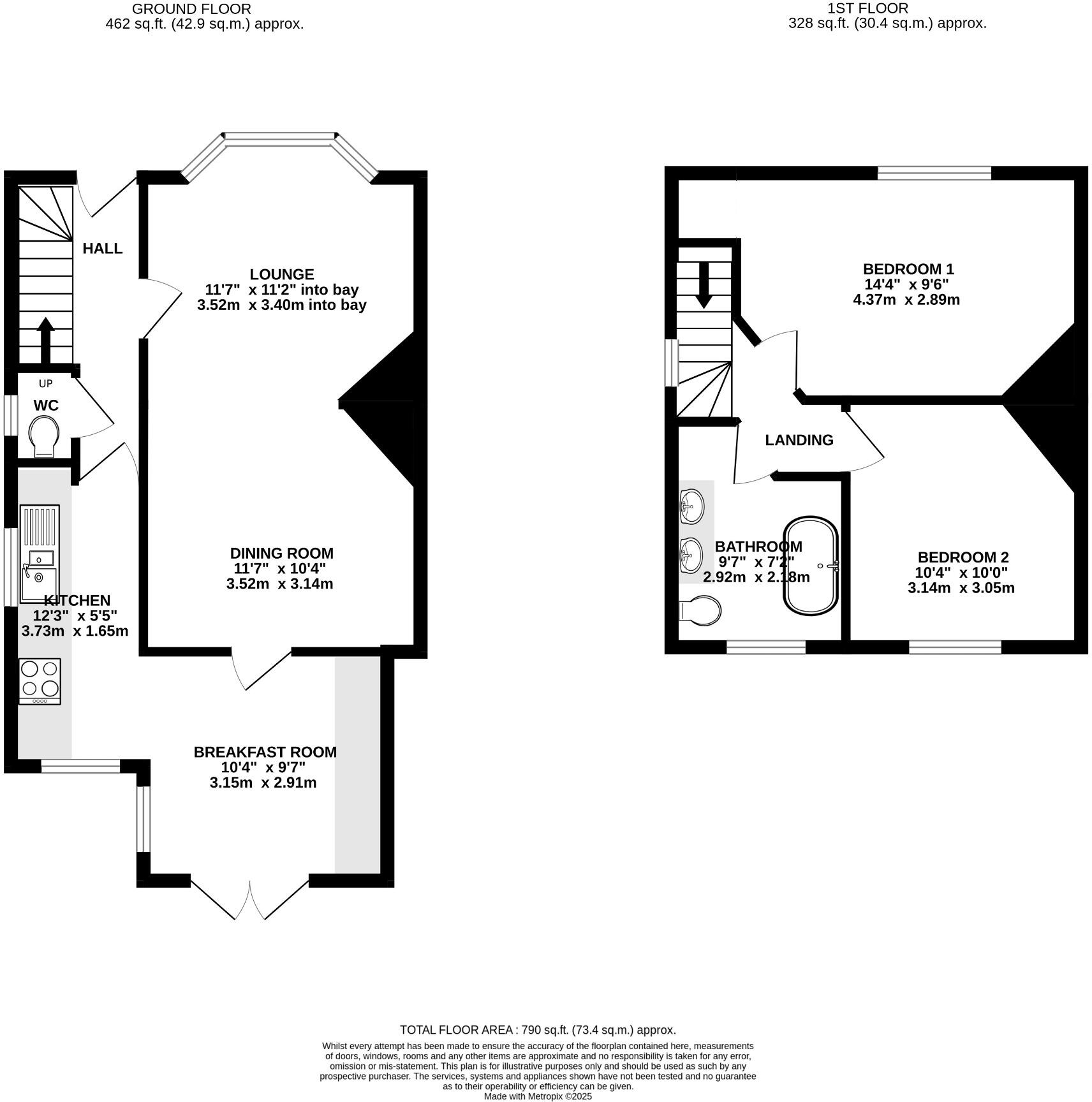 Elms Road, Fareham floorplan