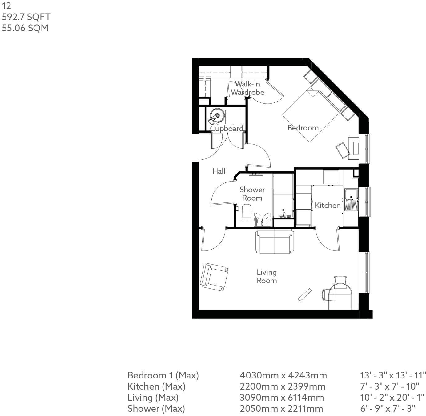 Kepple Lane, Garstang, Lancashire, PR3 1XH floorplan