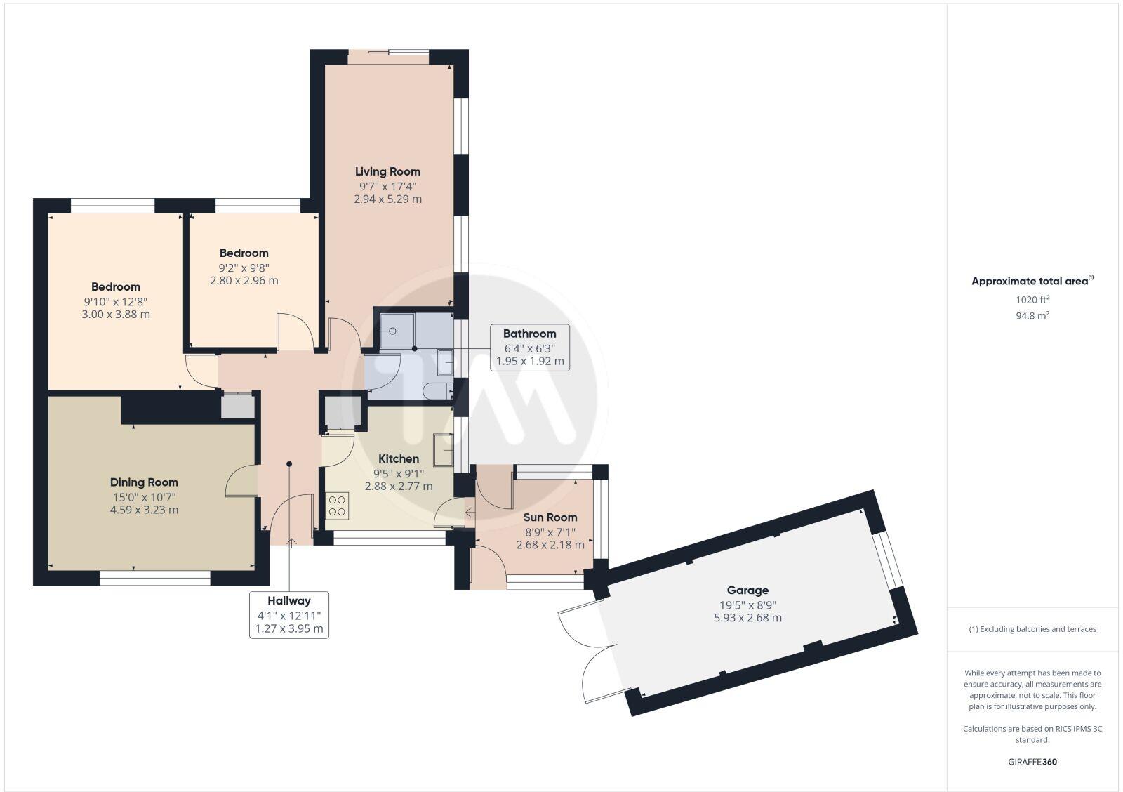 Chesham Road, Sawtry, Huntingdon, PE28 floorplan