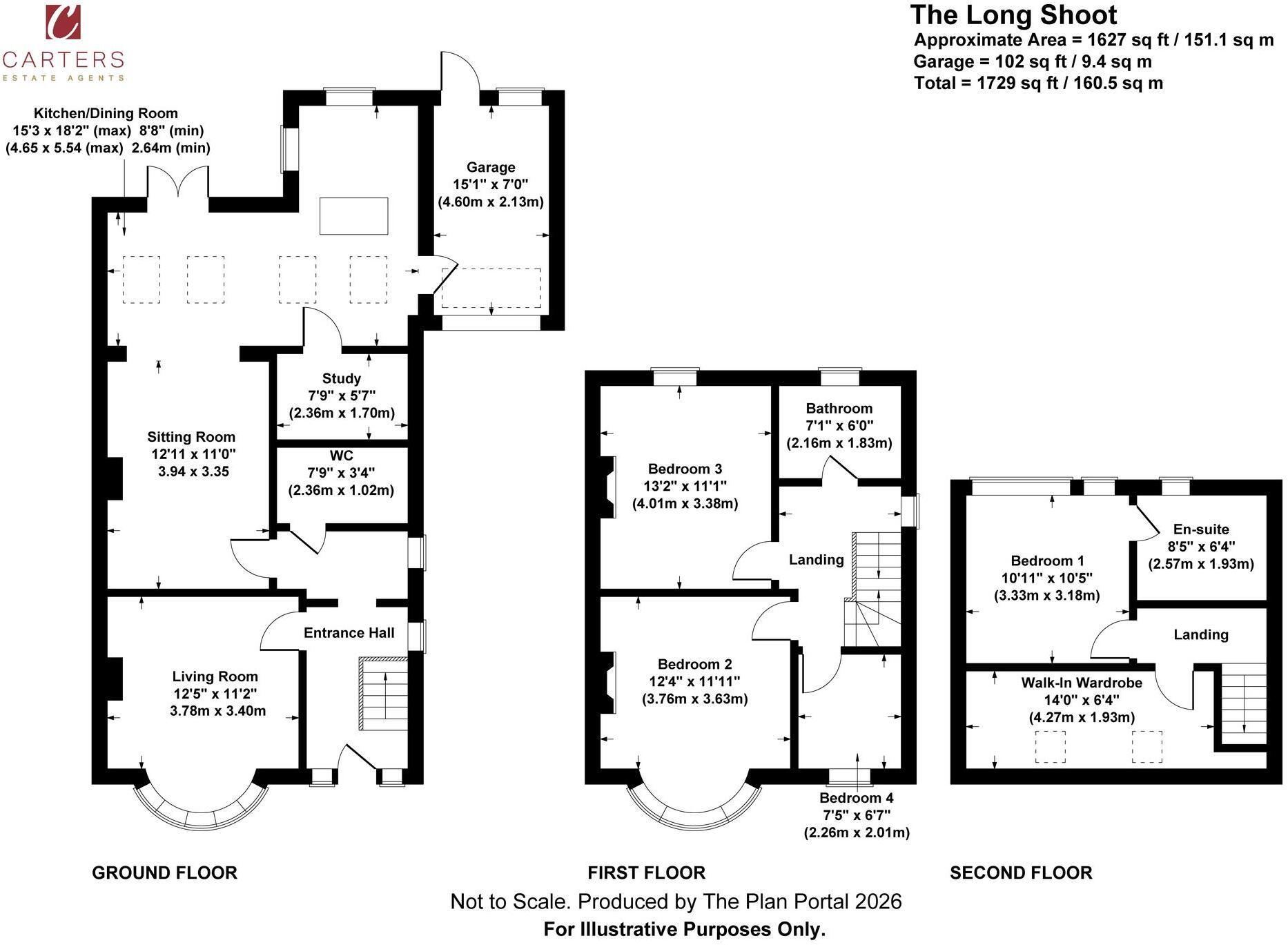The Long Shoot, Nuneaton, CV11 floorplan