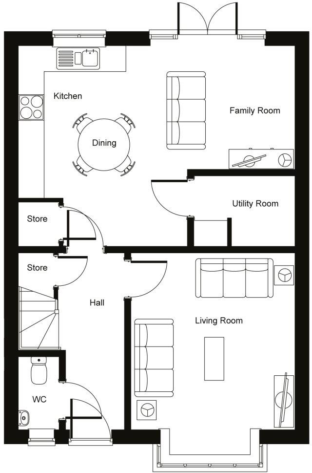 Willow Bank , Bridge St - Ramsbottom (The New Waverton)  floorplan