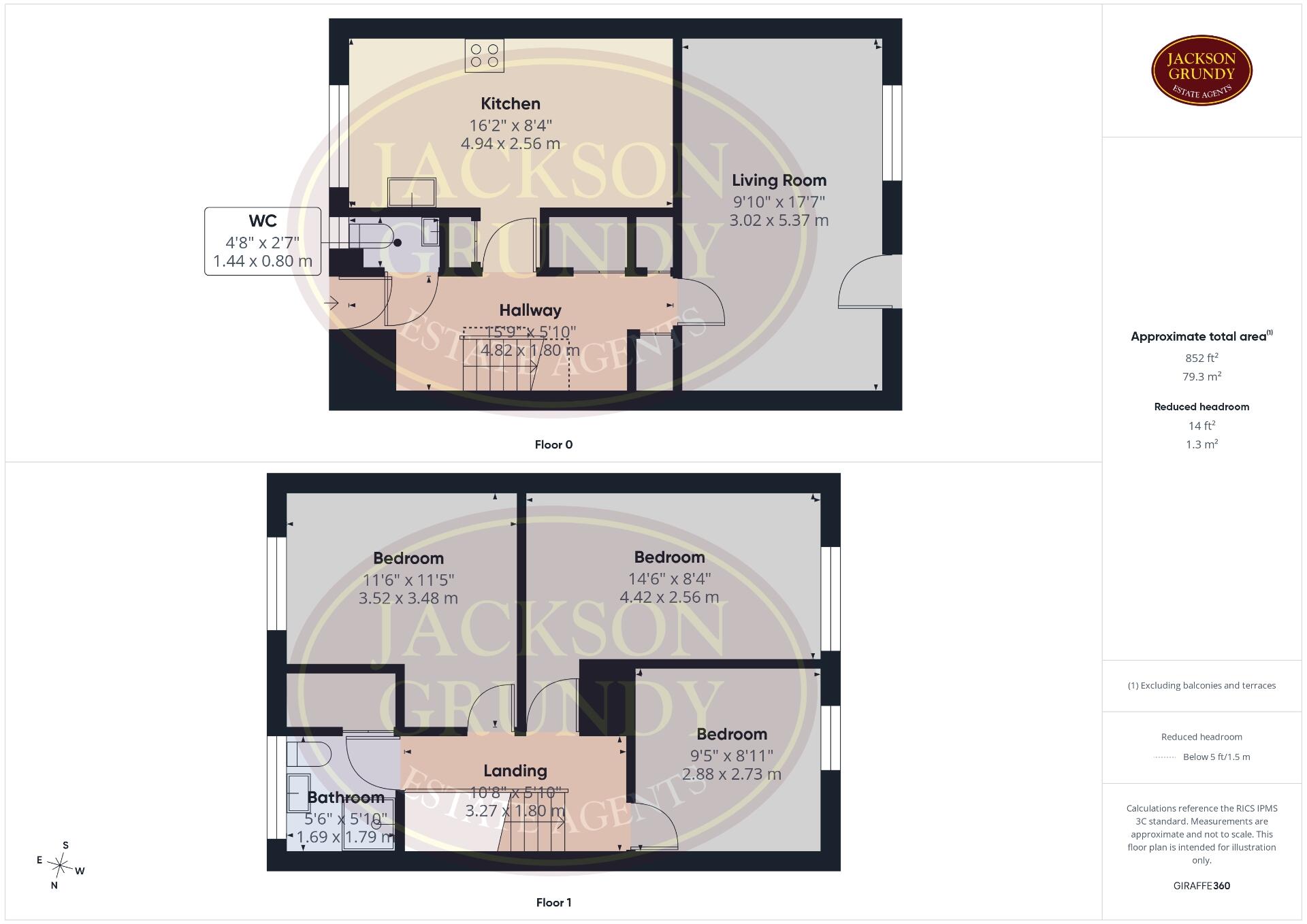Collmead Court, Blackthorn, NN3 8QE floorplan