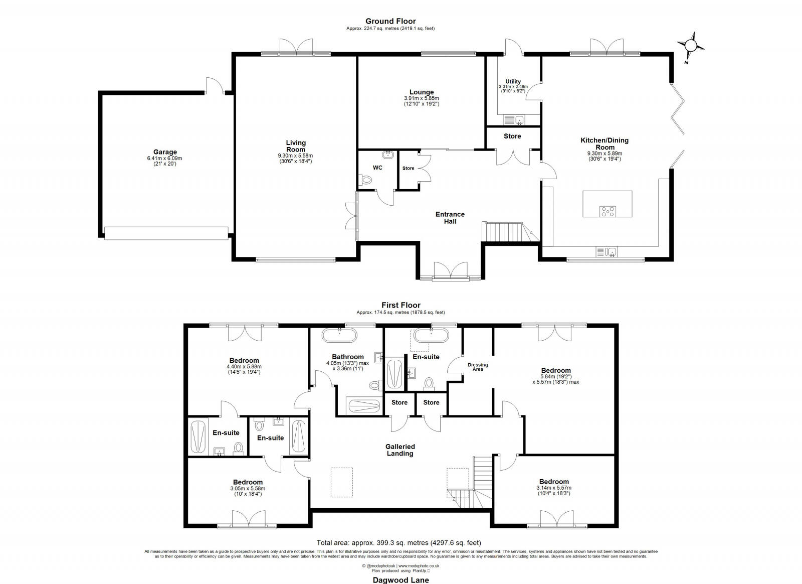 The Sherwoods, Dagwood Lane, Doddinghurst, CM15 floorplan