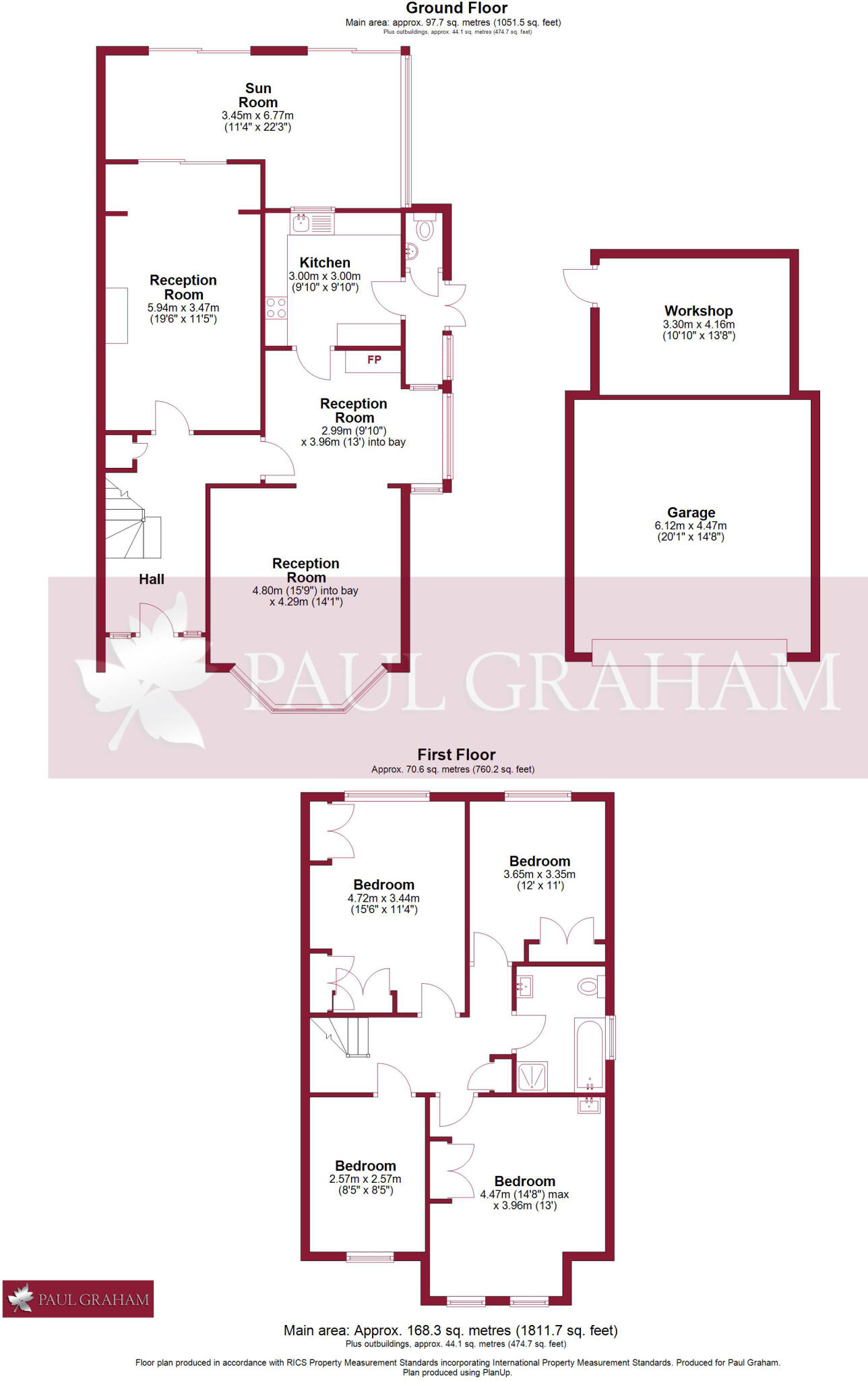 Salcott Road, Beddington floorplan