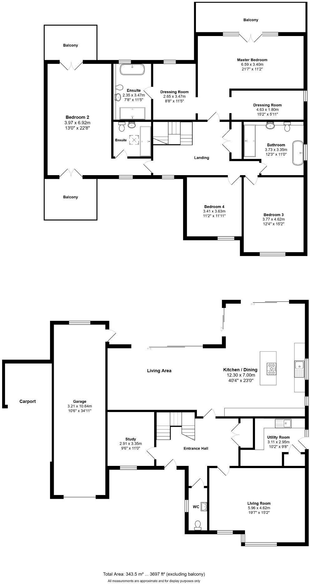 Primrose Hill, Swanton Morley floorplan