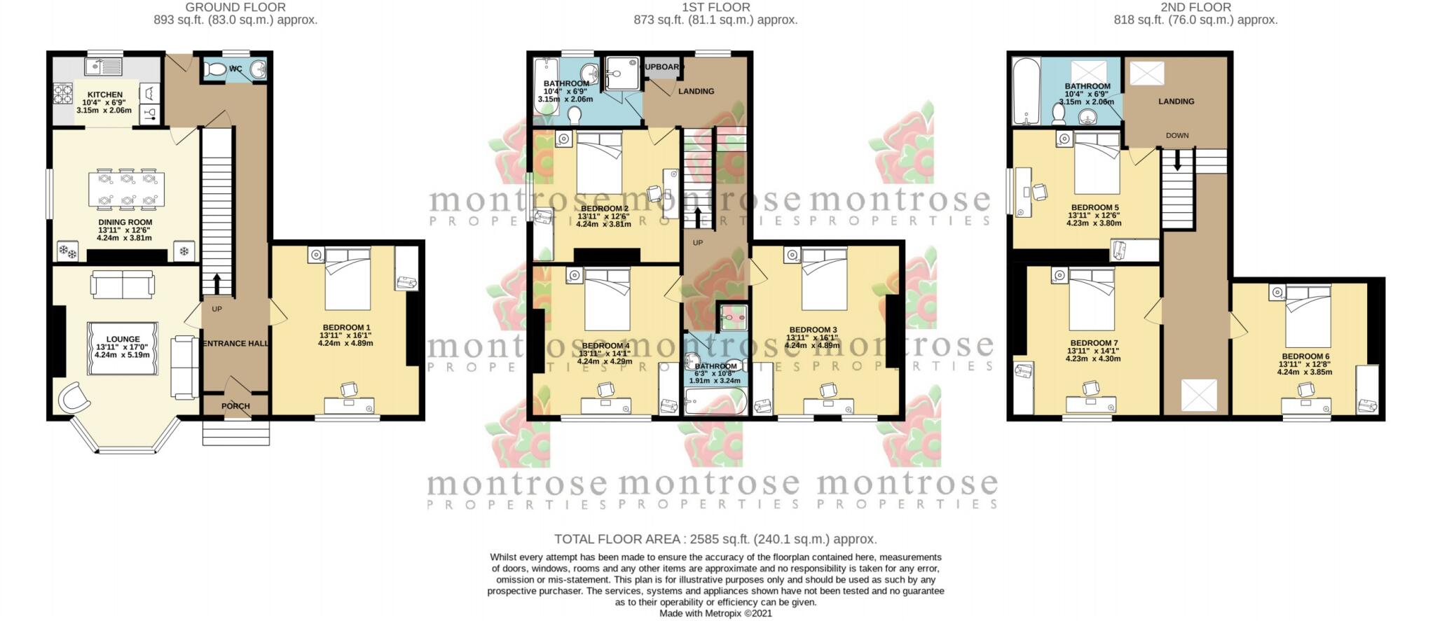 Brighton Grove, Fallowfield, M14 floorplan