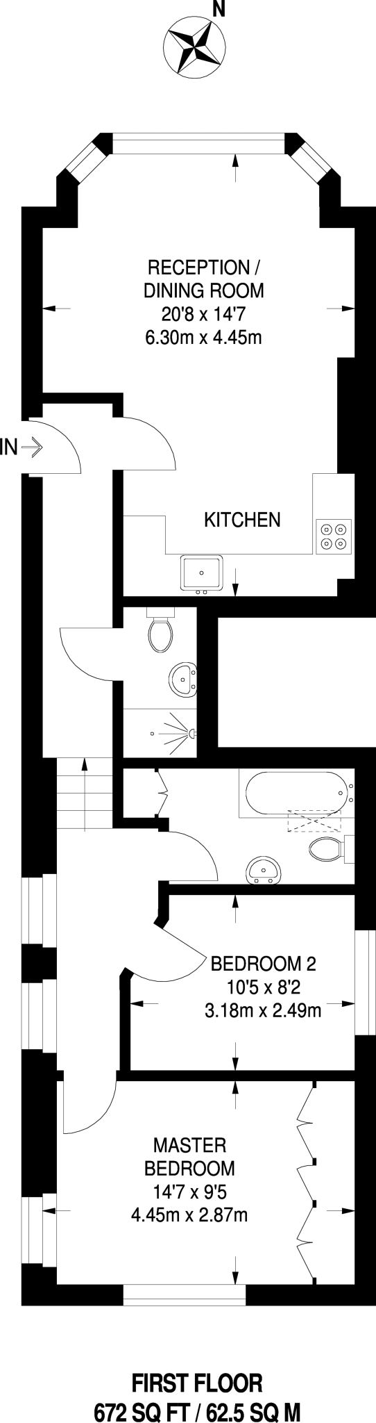 Woodville Road, Ealing Broadway, London, W5 floorplan