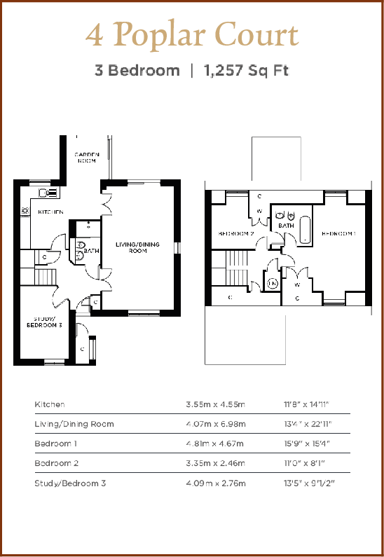 Poplar Court, Durrants Village, Faygate, West Sussex RH12 floorplan