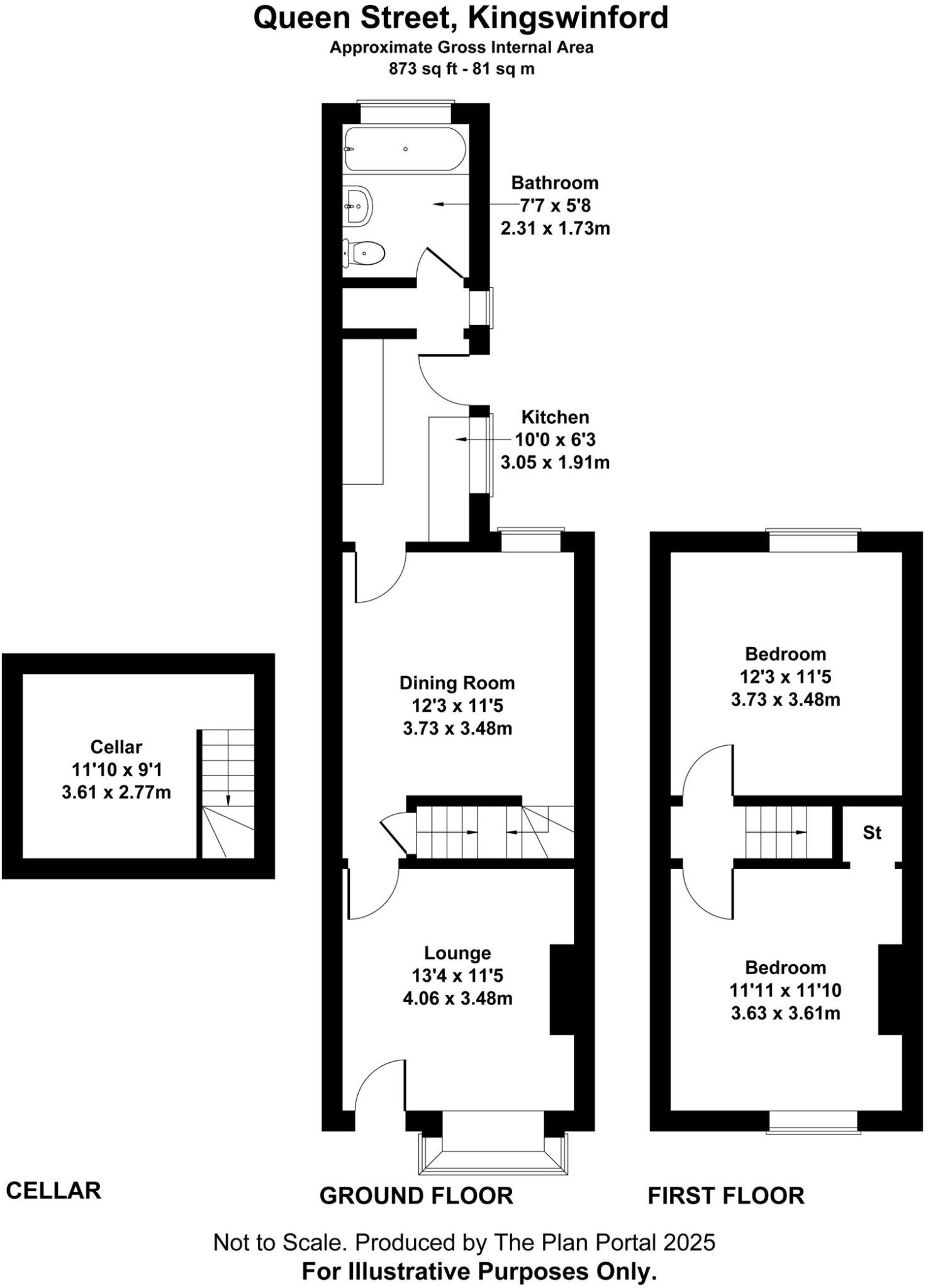 KINGSWINFORD, Queen Street floorplan