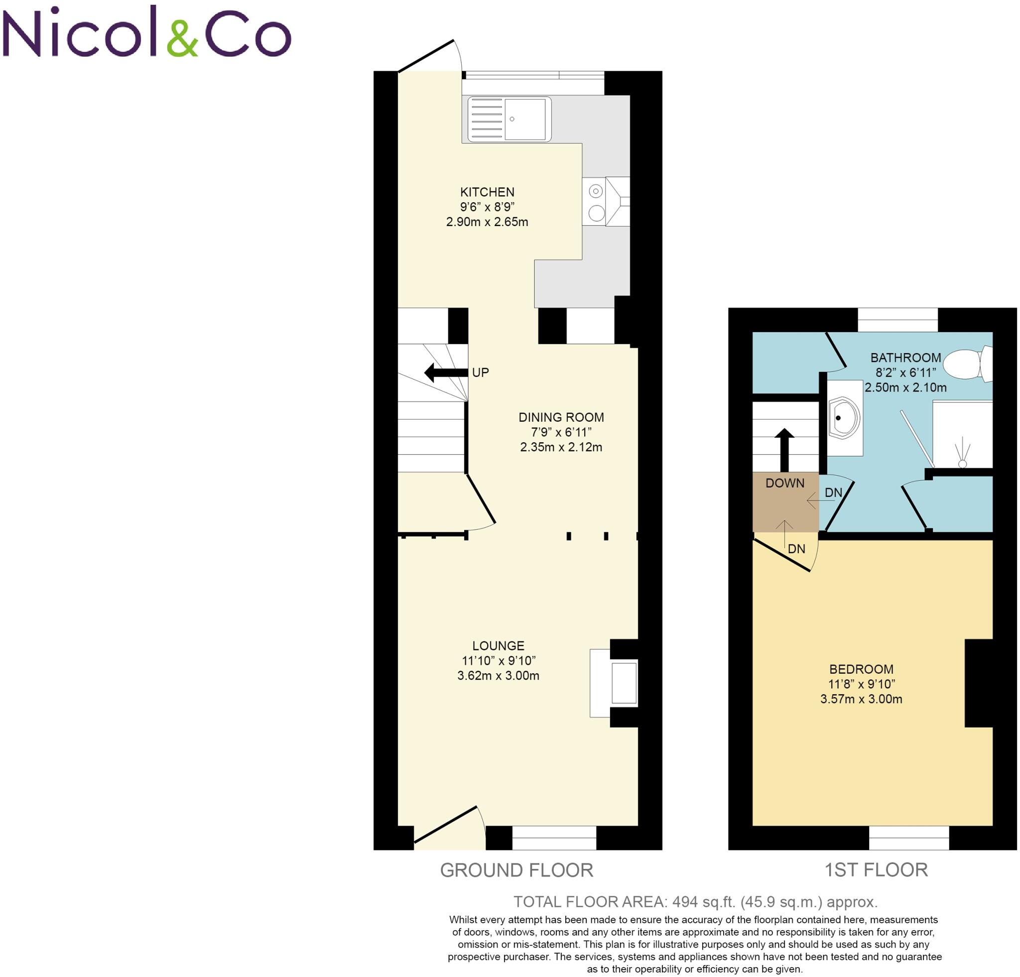 Mortimer Terrace, Main Road, Ombersley, Worcestershire, WR9 floorplan
