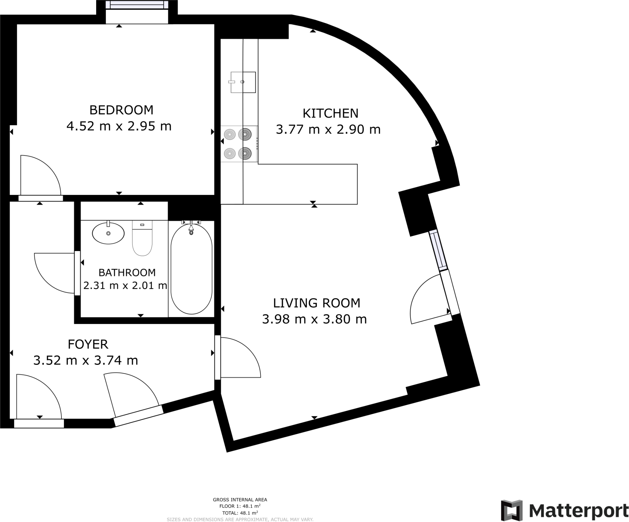 411 Icon, 64 Shudehill, Manchester, M4 floorplan