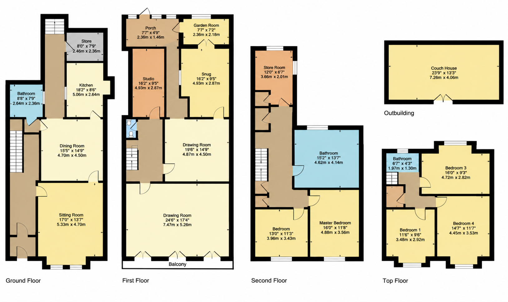 5, Montpelier Terrace, Ilfracombe, Devon, EX34 floorplan