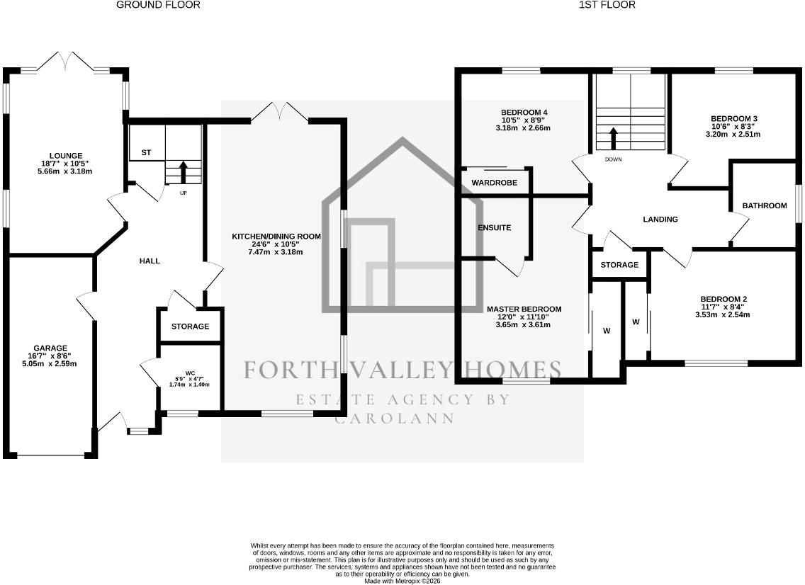 38, Forth Crescent, Bo'ness, EH51 9FB floorplan