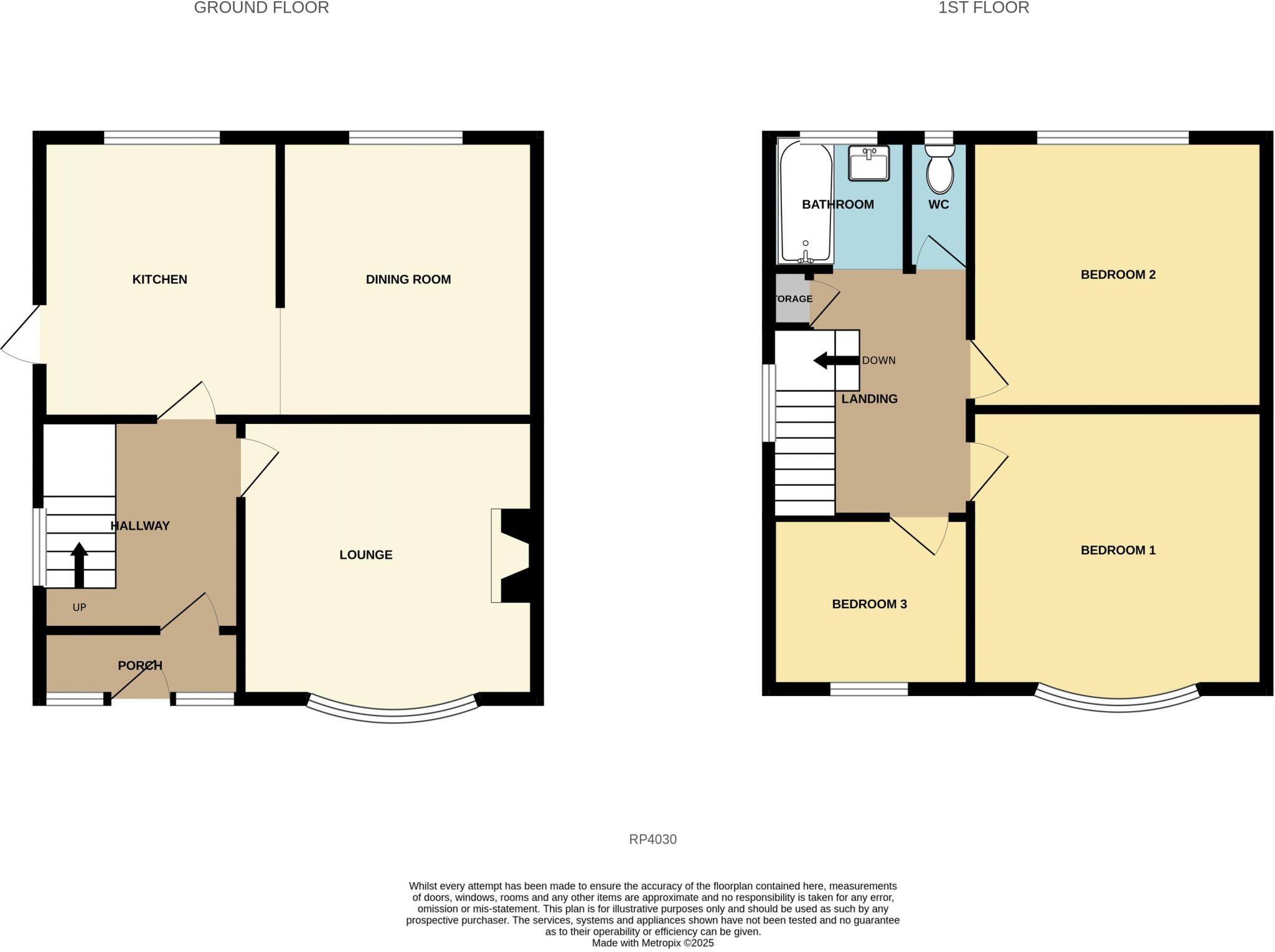 Colwyn Crescent, Rhos on Sea floorplan