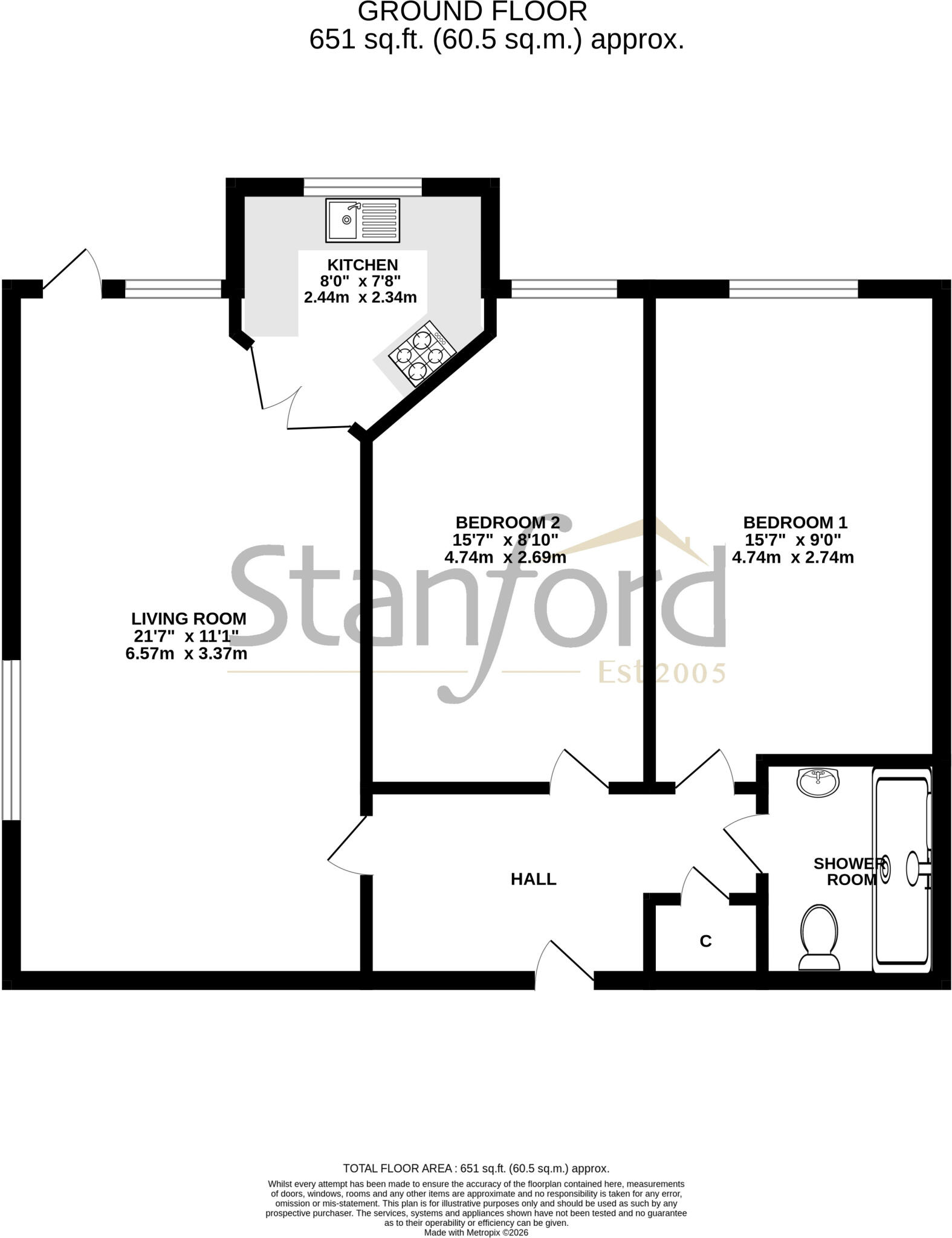 Dawtrey Court, Grosvenor Road, Southampton, City Of Southampton floorplan