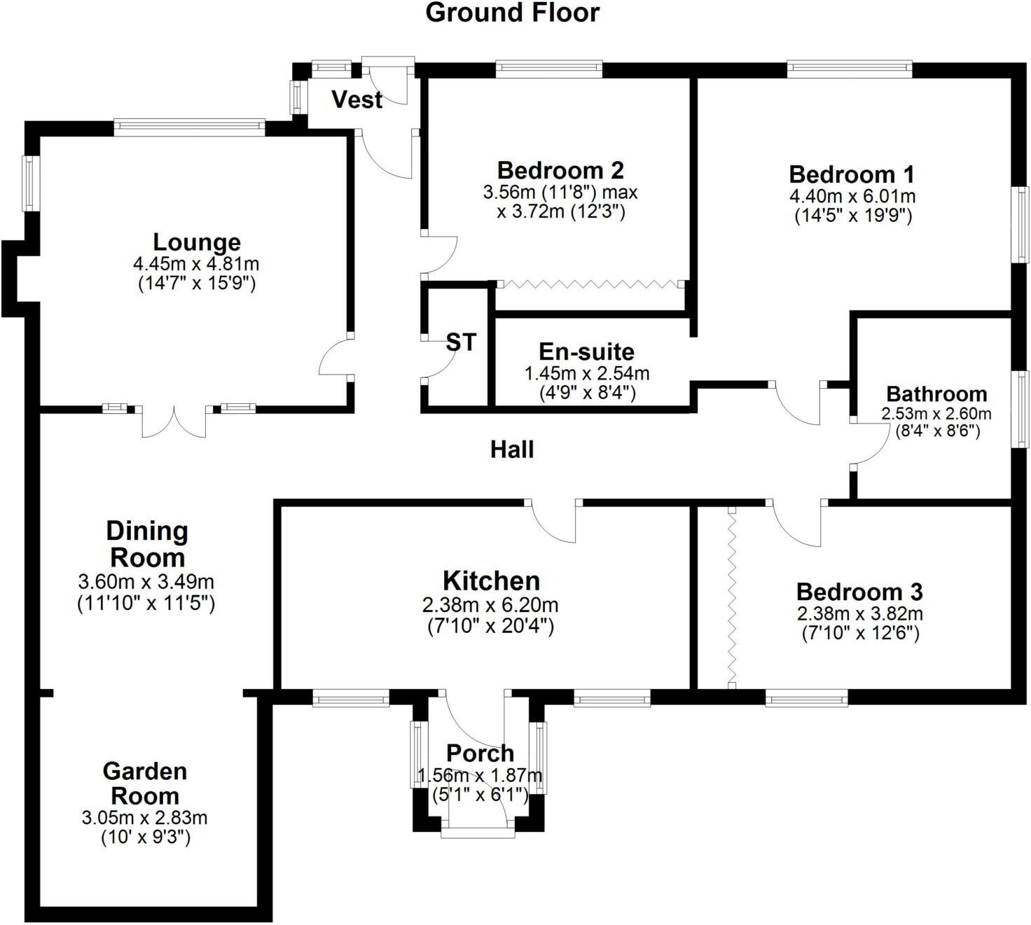 31 Newark Crescent, Doonfoot, KA7 4JD floorplan