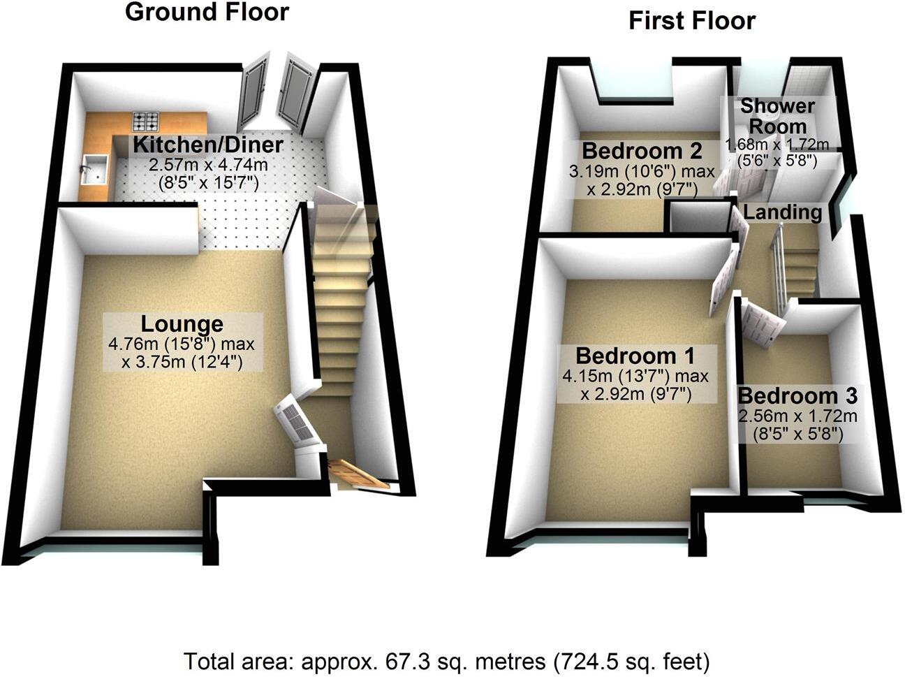 Purbeck Grove, Garforth, Leeds floorplan