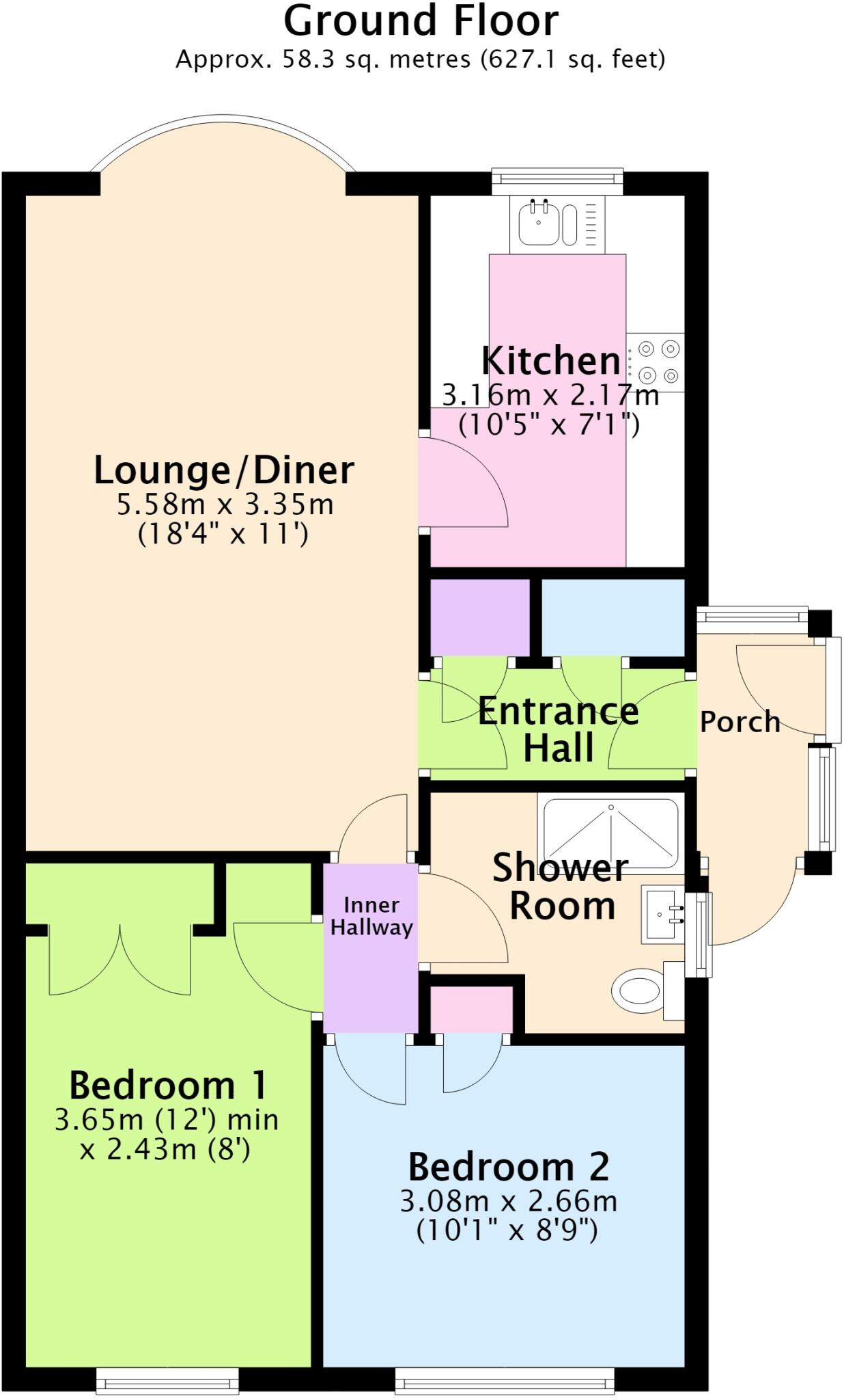 Bronte Avenue, Christchurch floorplan