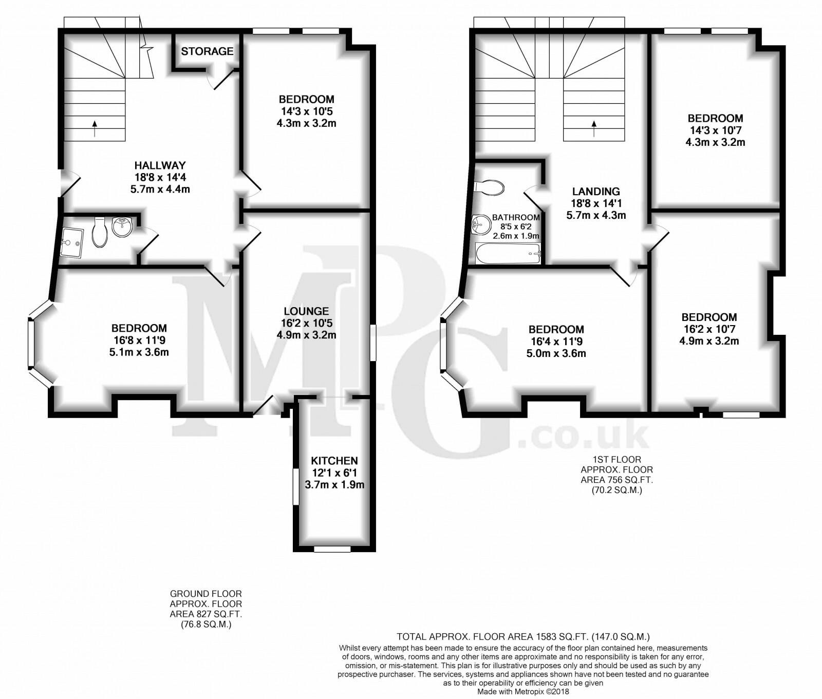 Bennett Road, BH8 floorplan