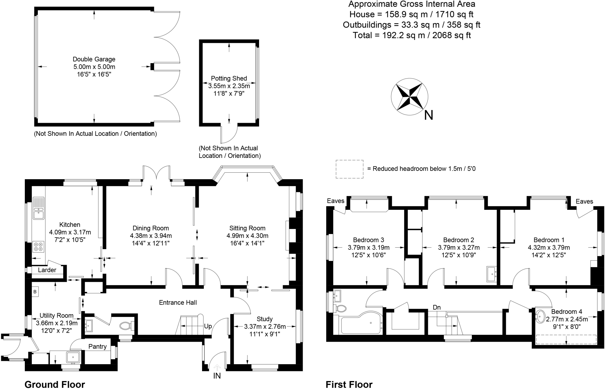 White Cliff Mill Street, Blandford Forum, Dorset, DT11 floorplan