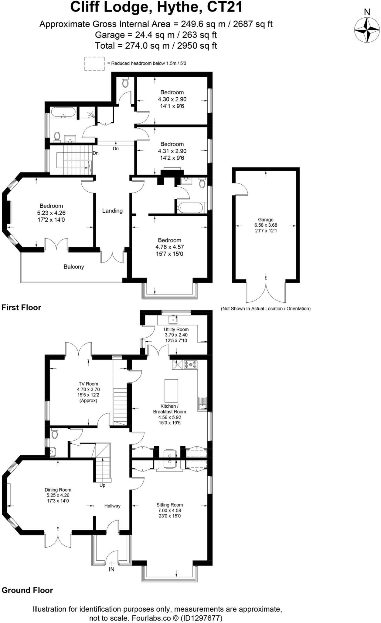 Cliff Road, Hythe, CT21 floorplan