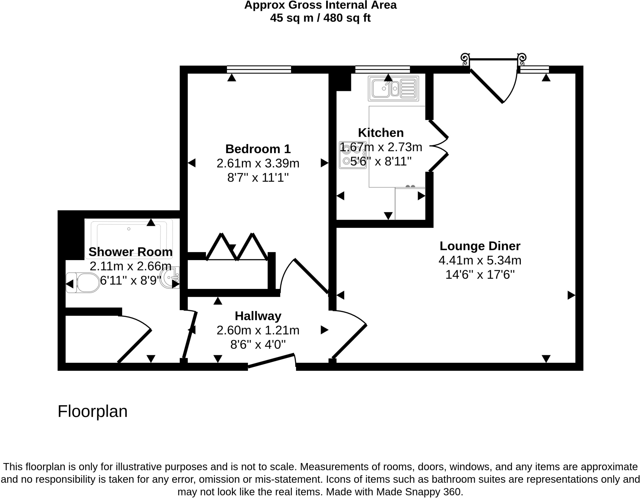 Worthing Road, East Preston floorplan