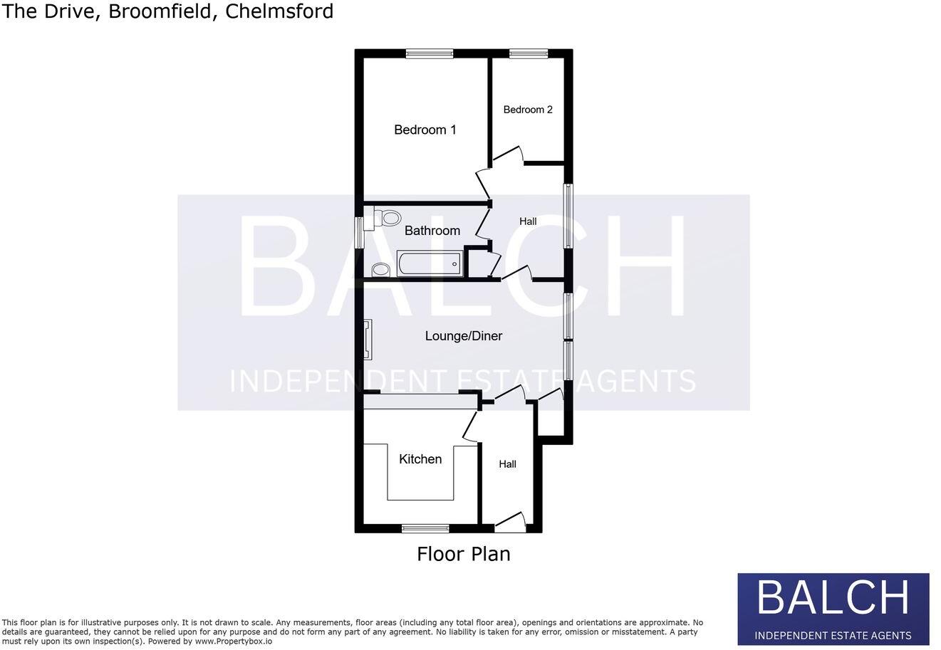 The Drive, Chelmsford, CM1 floorplan
