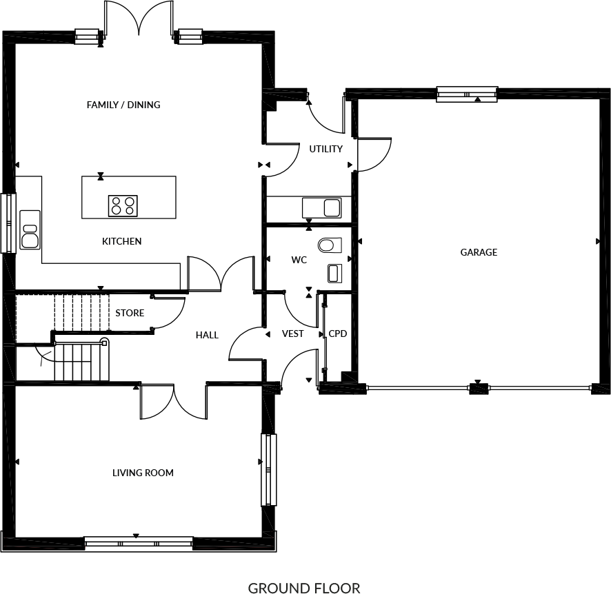 Valley View
Aberdeen,
AB13 0JS floorplan