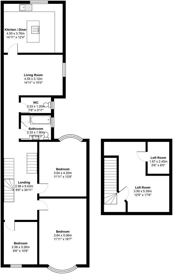 Severn Road, Weston-Super-Mare - RENOVATED THROUGHOUT floorplan