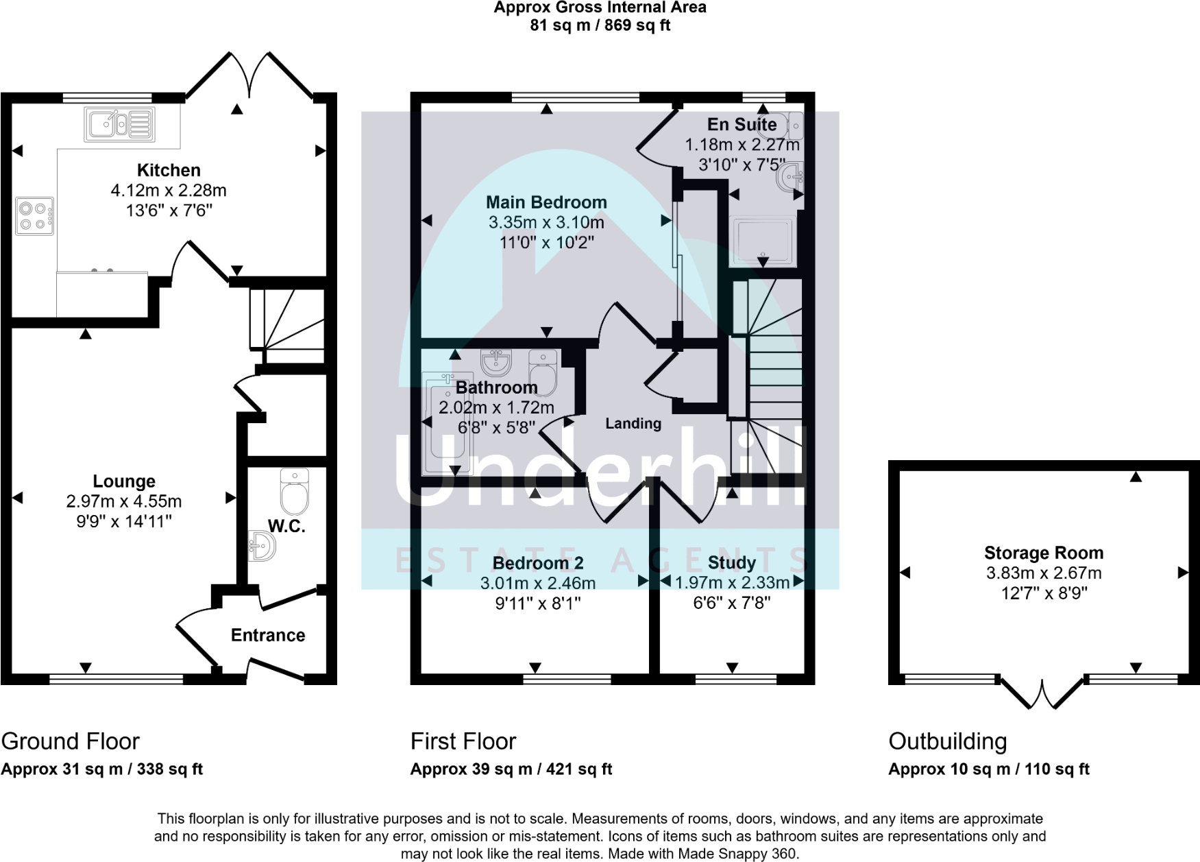 Osprey Grove, Dawlish floorplan