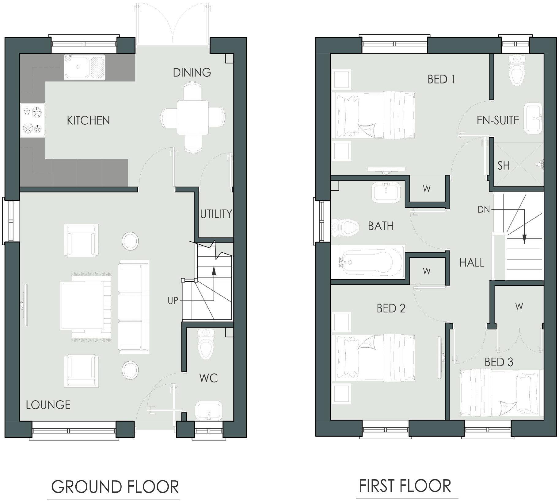 Gwladus Gardens, Raglan floorplan