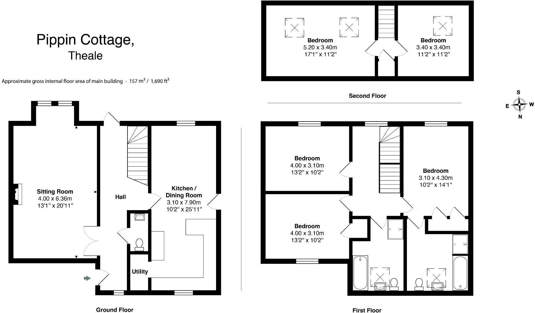 Theale, Wedmore, Somerset, BS28 floorplan