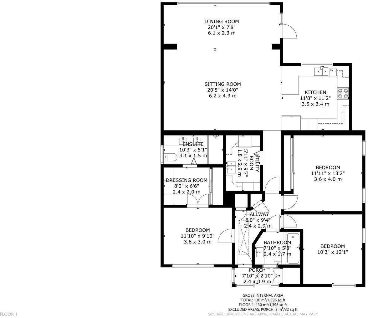Drockmill Close, Polegate floorplan