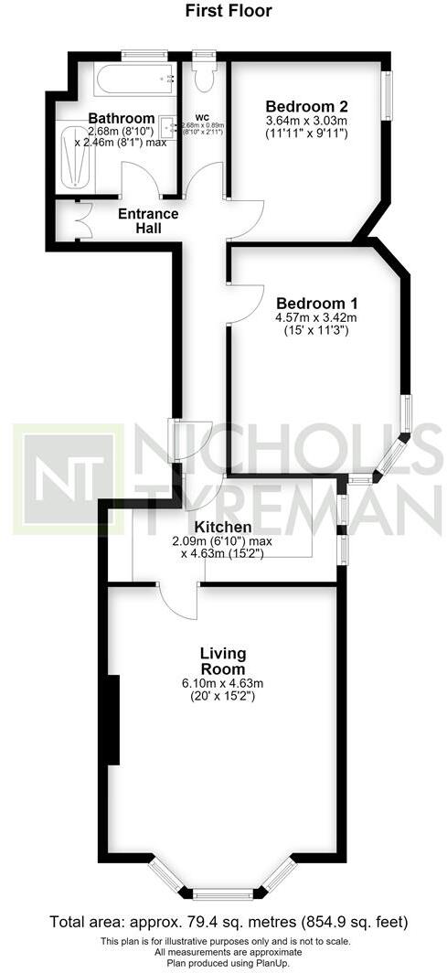 Leeds Road, Harrogate floorplan